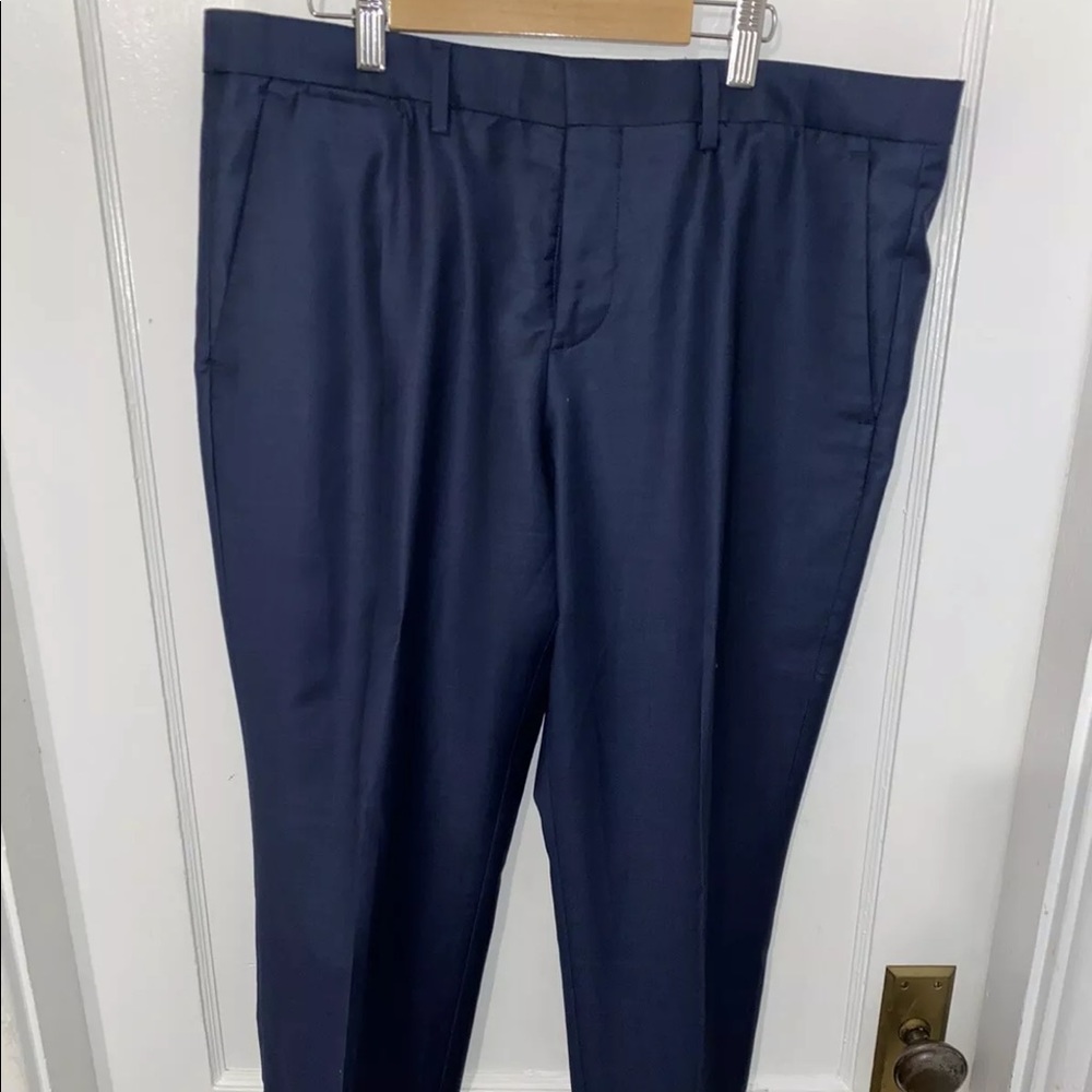 Express Photographer Navy Blue Suit Pants
